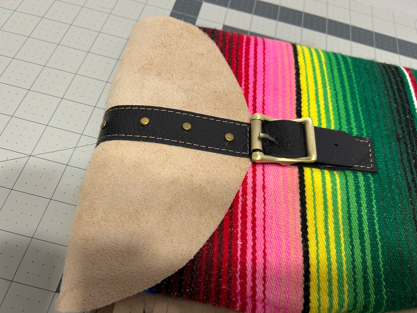 Blanket & Leather Pistol case