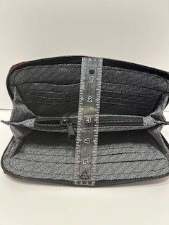 Red Scales Zippered Wallet