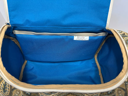 Beige Carpet Travel Bag