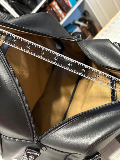 Black Croc Travel Bag