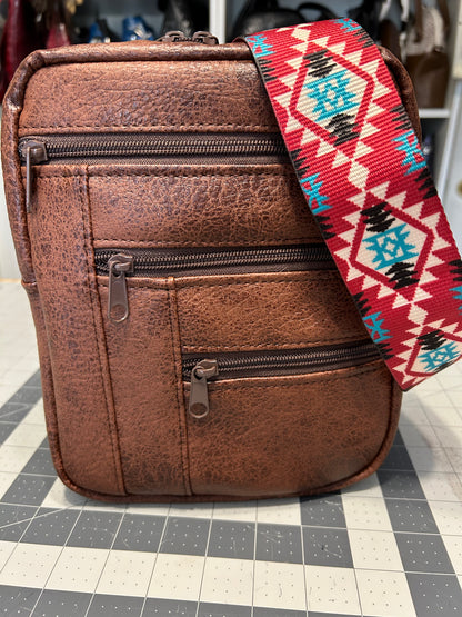 Brown modified Bartleby Sling Bag