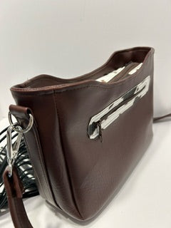 Western leather fringed Kiana bag