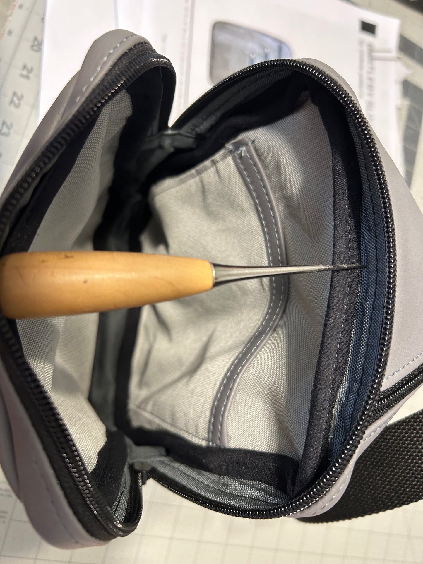 Grey Bartleby Sling Bag