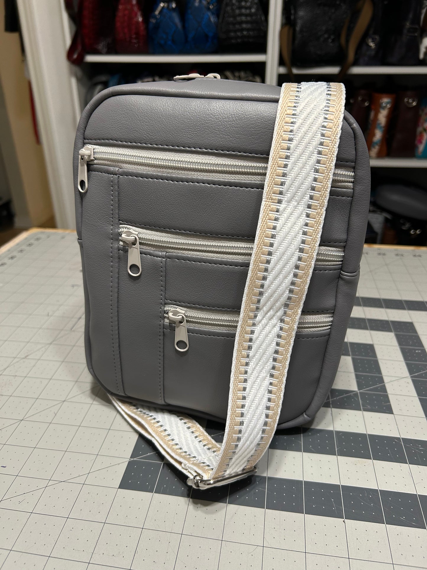 Grey Modified Bartleby Sling Bag