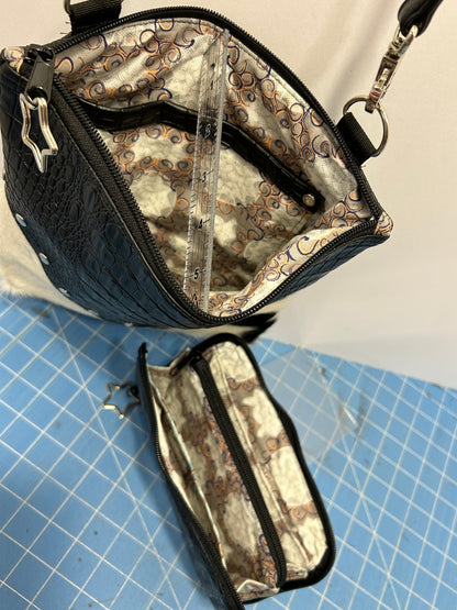 Shoulder Bag, Hair on Hide