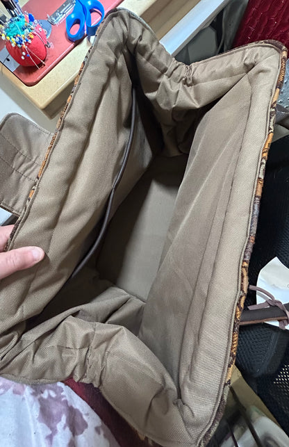 Carpet Bag, Extra Large Cowboy Carpet Bag