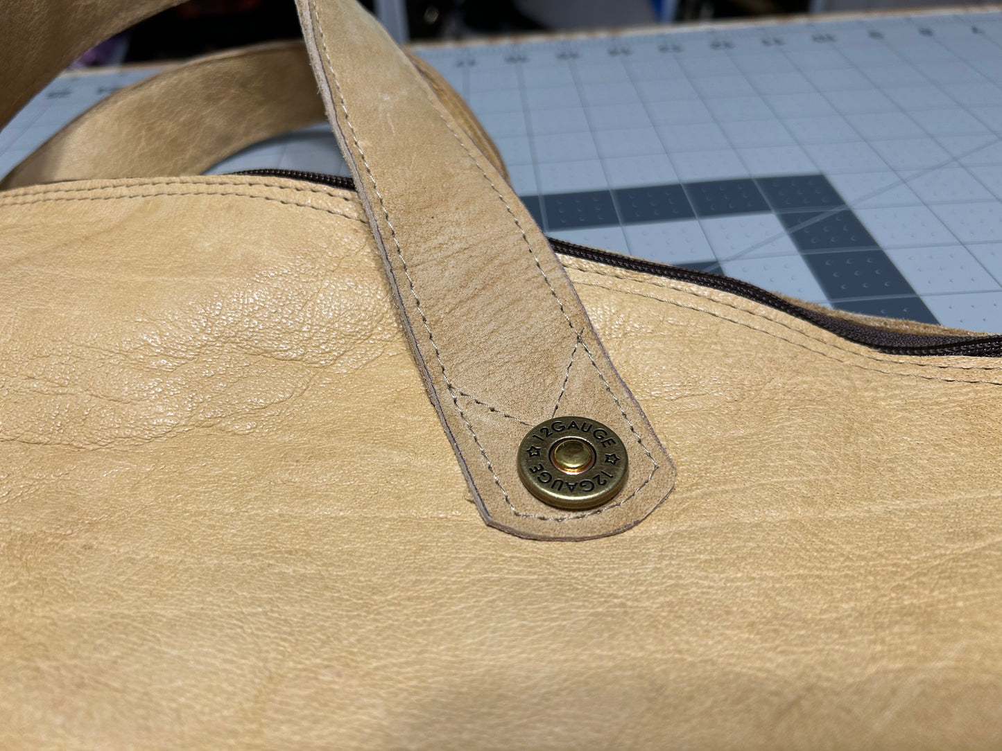 Leather Long gun zippered case