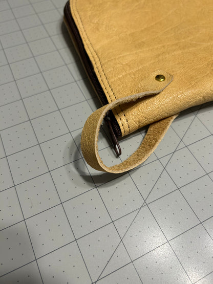 Leather Long gun zippered case