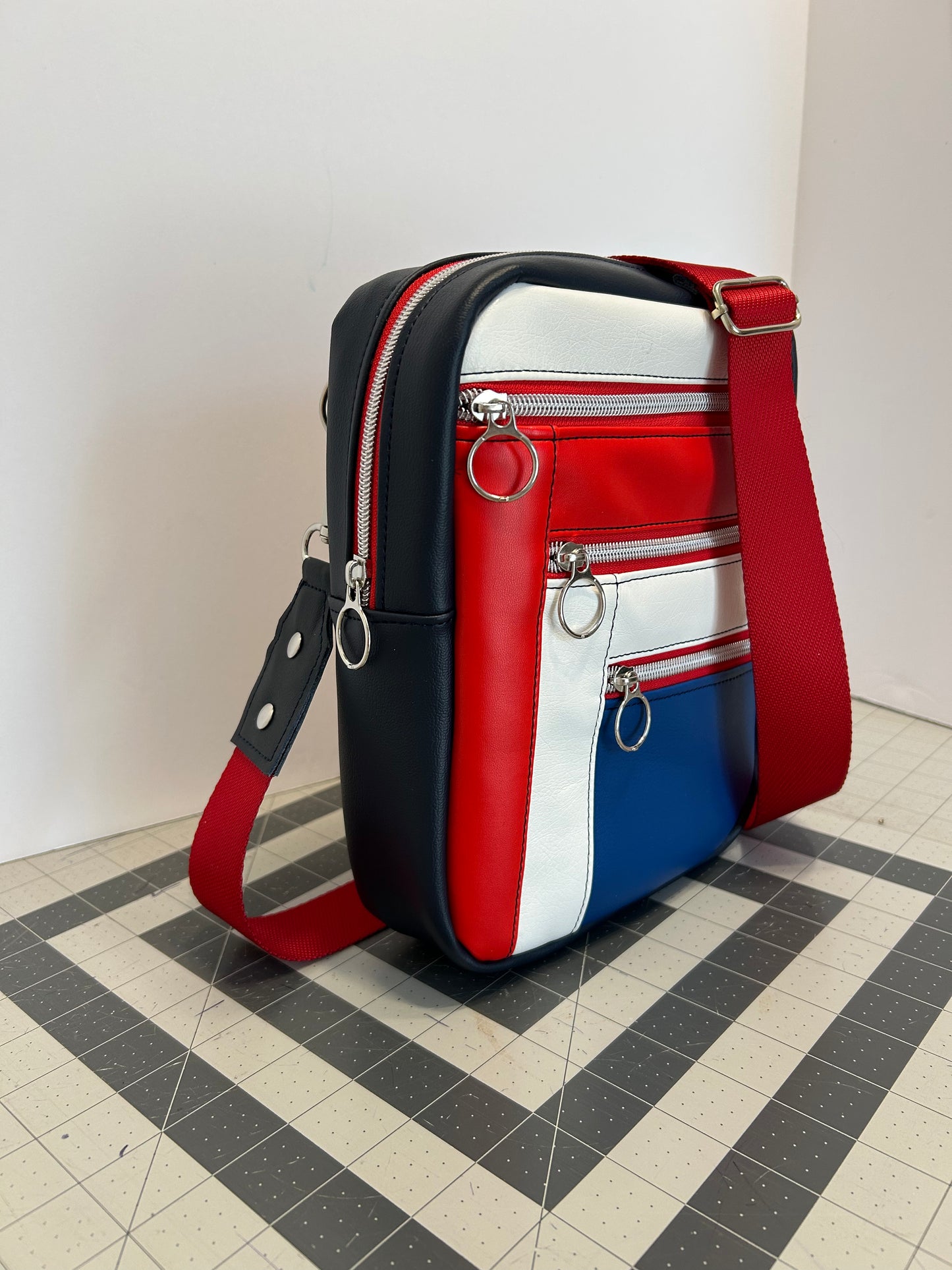 Patriotic Bartleby crossbody bag