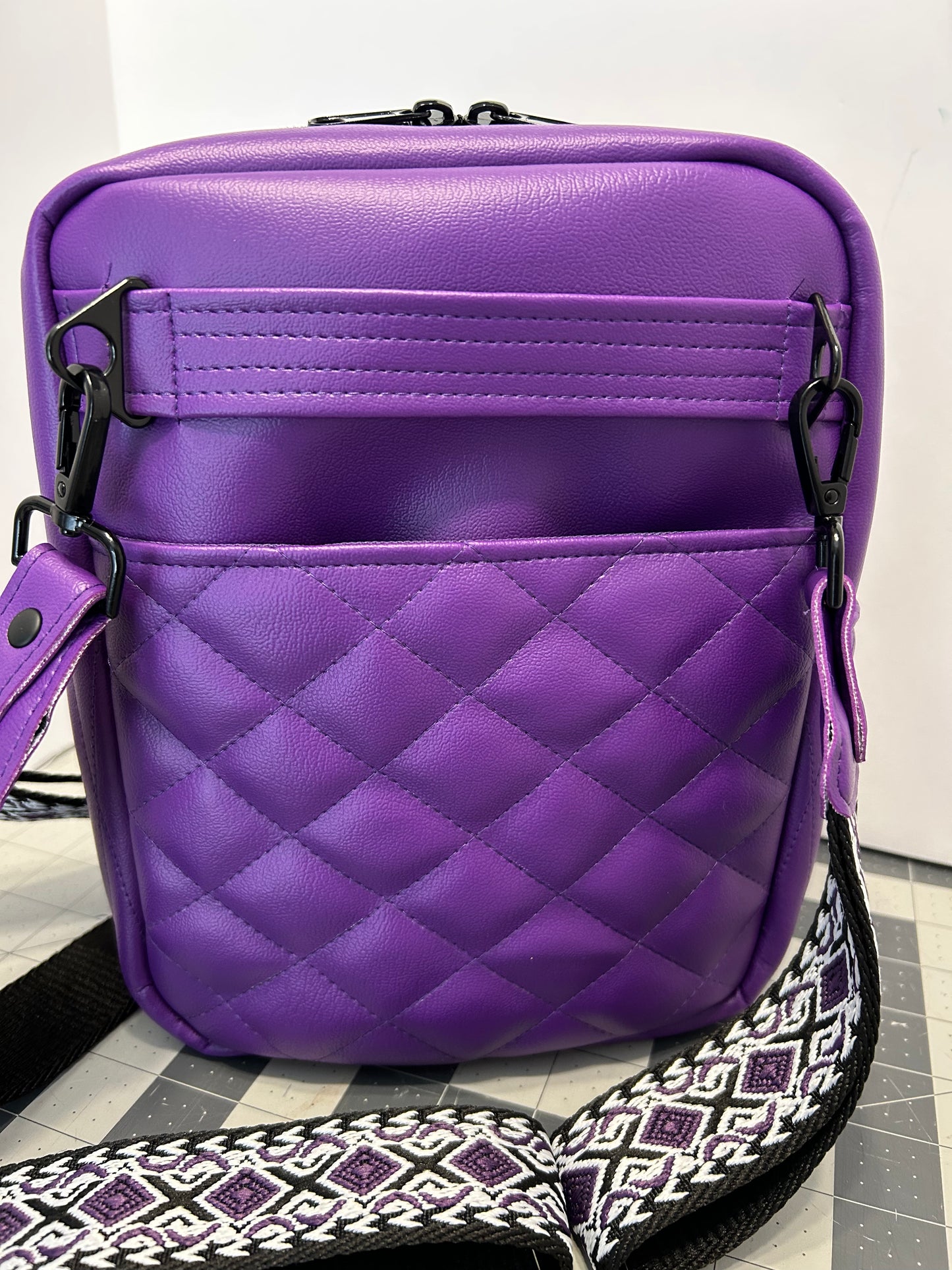 Purple Bartleby Crossbody Bag