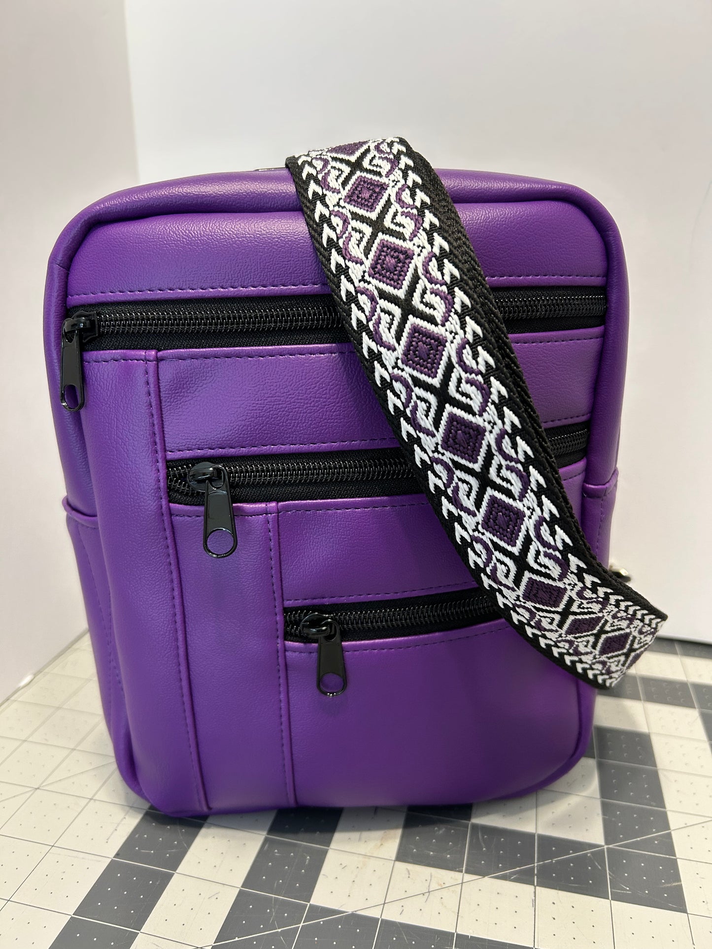Purple Bartleby Crossbody Bag