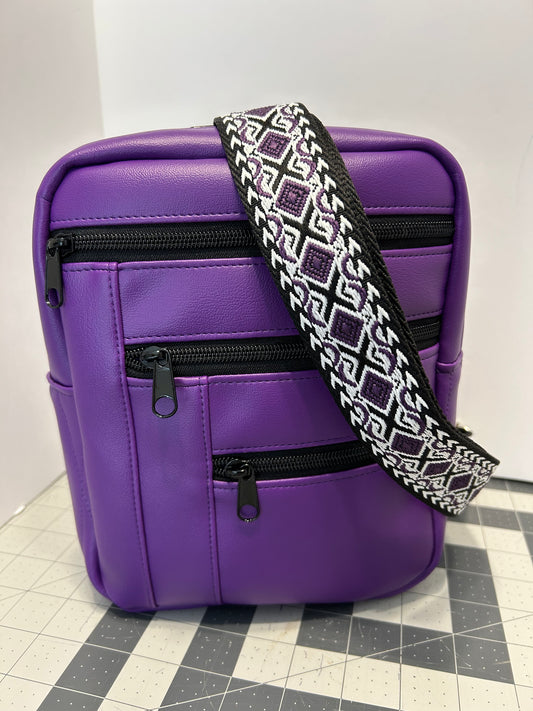 Purple Bartleby Crossbody Bag