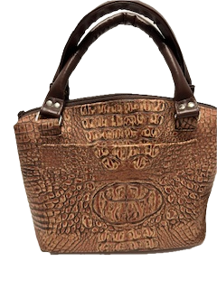 Gold Gator Lola Bag