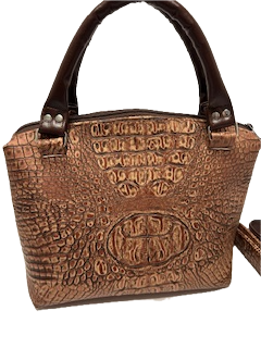 Gold Gator Lola Bag