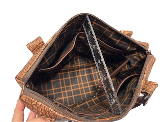 Gold Gator Lola Bag