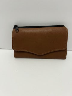 brown faux leather Marilyn wallet