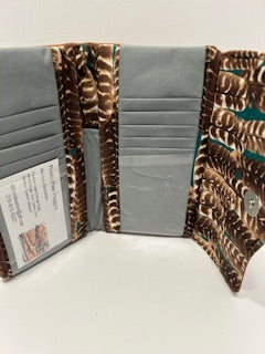 Ostrich Marilyn Wallet