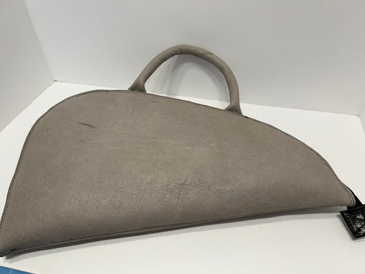 Double pistol case with brown printed fleece