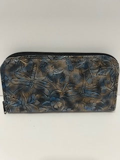 Dragon Fly Zip Around Wallet