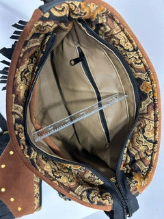 Cross Body Bag, Suede Harmony Fringed