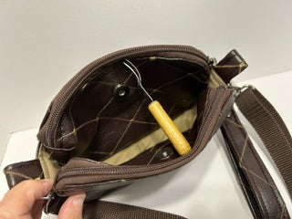 Wristlet, Chocolate Quilted Wristlet