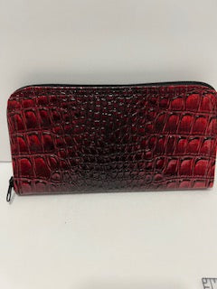 Red Scales Zippered Wallet
