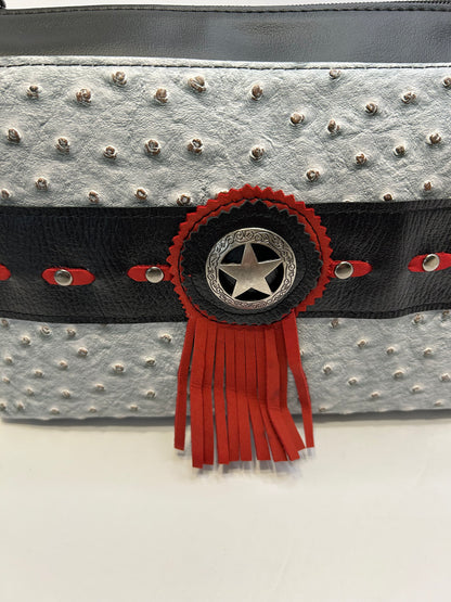 Vinyl and Leather  Tribeca Tote