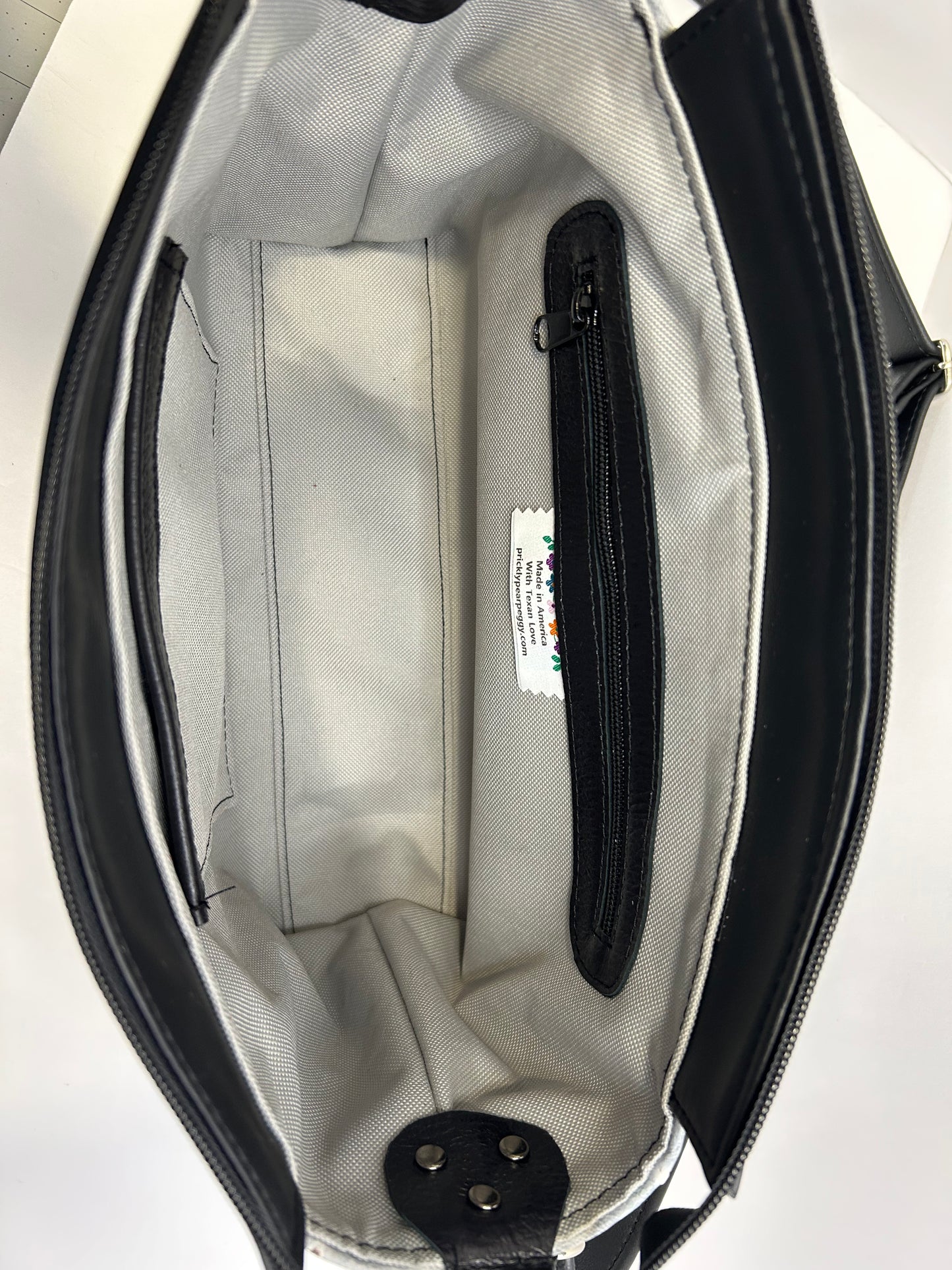 Vinyl and Leather  Tribeca Tote