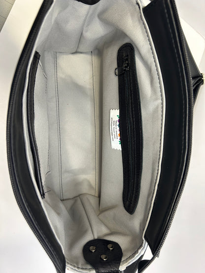 Vinyl and Leather  Tribeca Tote