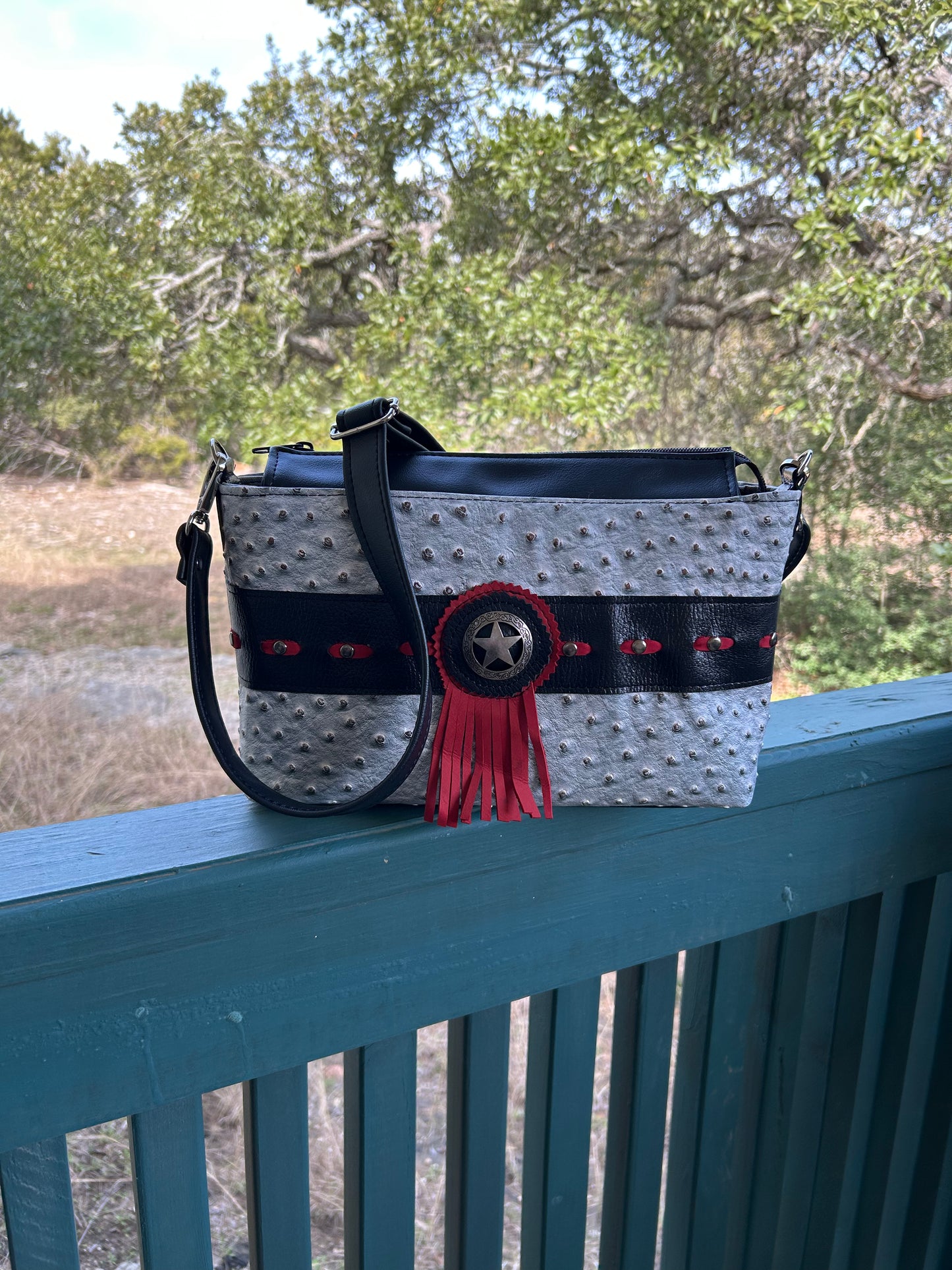 Vinyl and Leather  Tribeca Tote