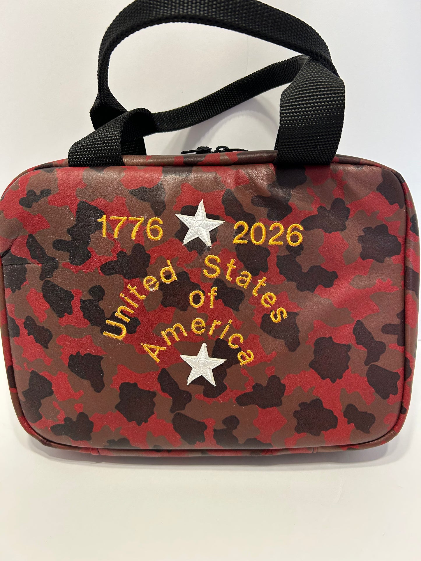 Wildbunch  leather camo handgun case